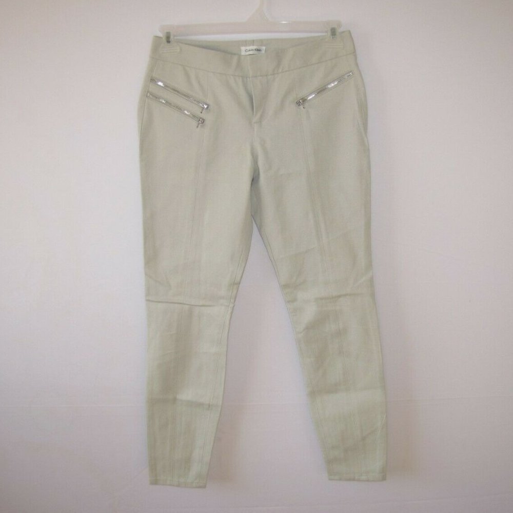Calvin Klein Skinny Stretch Khaki Pants Size 2